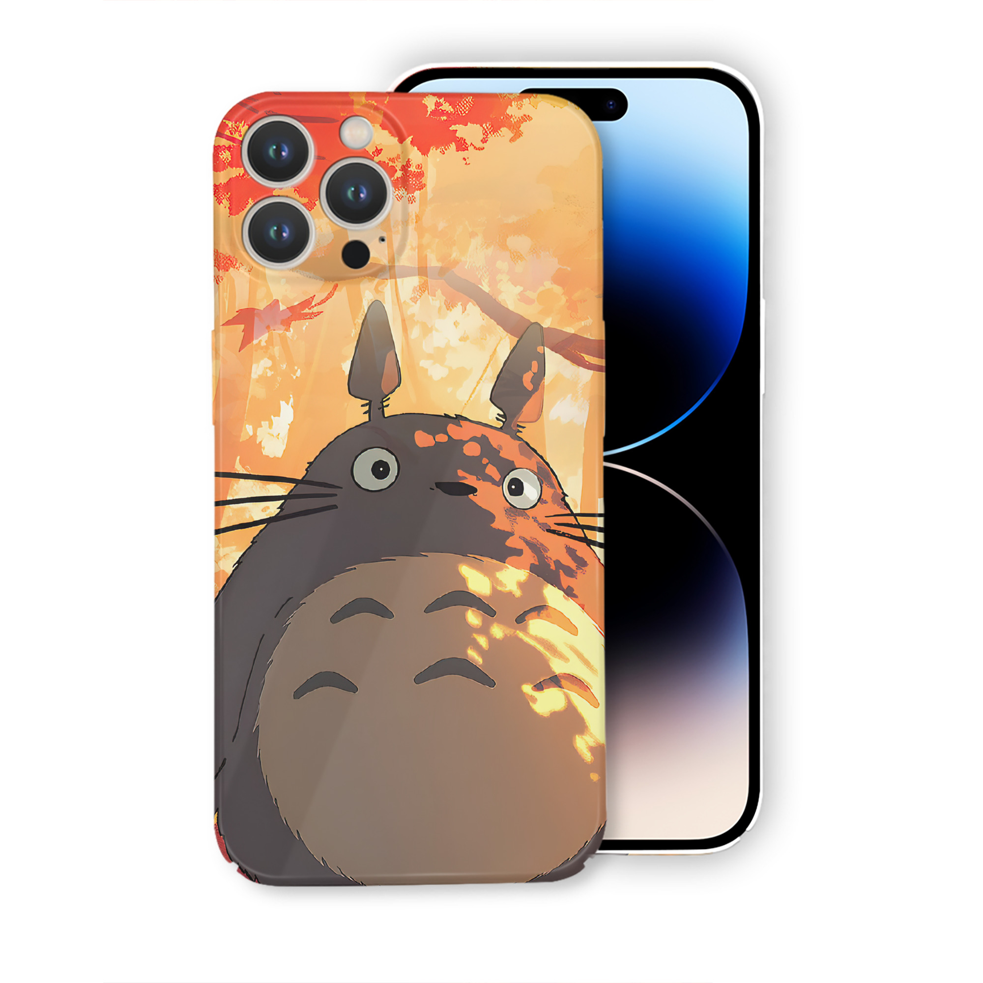 （画像用） となりのトトロ 草壁メイ 草壁サツキ My Neighbor Totoro Satsuki Kusakabe Mei Kusakabe 【iPhone 14シリーズ対応】ハードケース